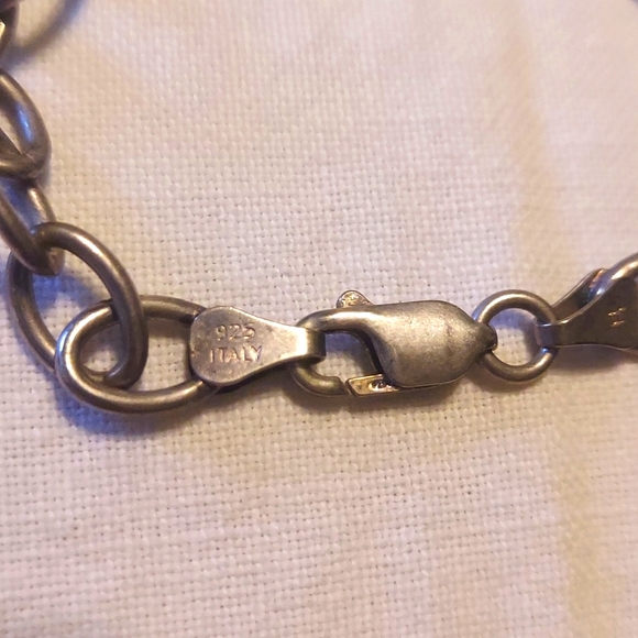 Vintage 1940-50's Holy Bible Lord's Prayer sterling charm Bracelet #3 - Picture 3 of 8